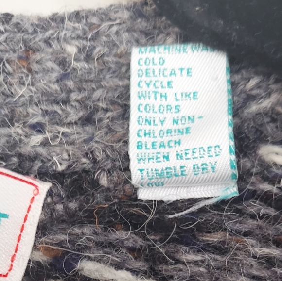 Milano Sport Women's Vest Grey/Cream Sz Small Argyle/Aztec/Fair Isle Pattern VTG - Picture 5 of 11